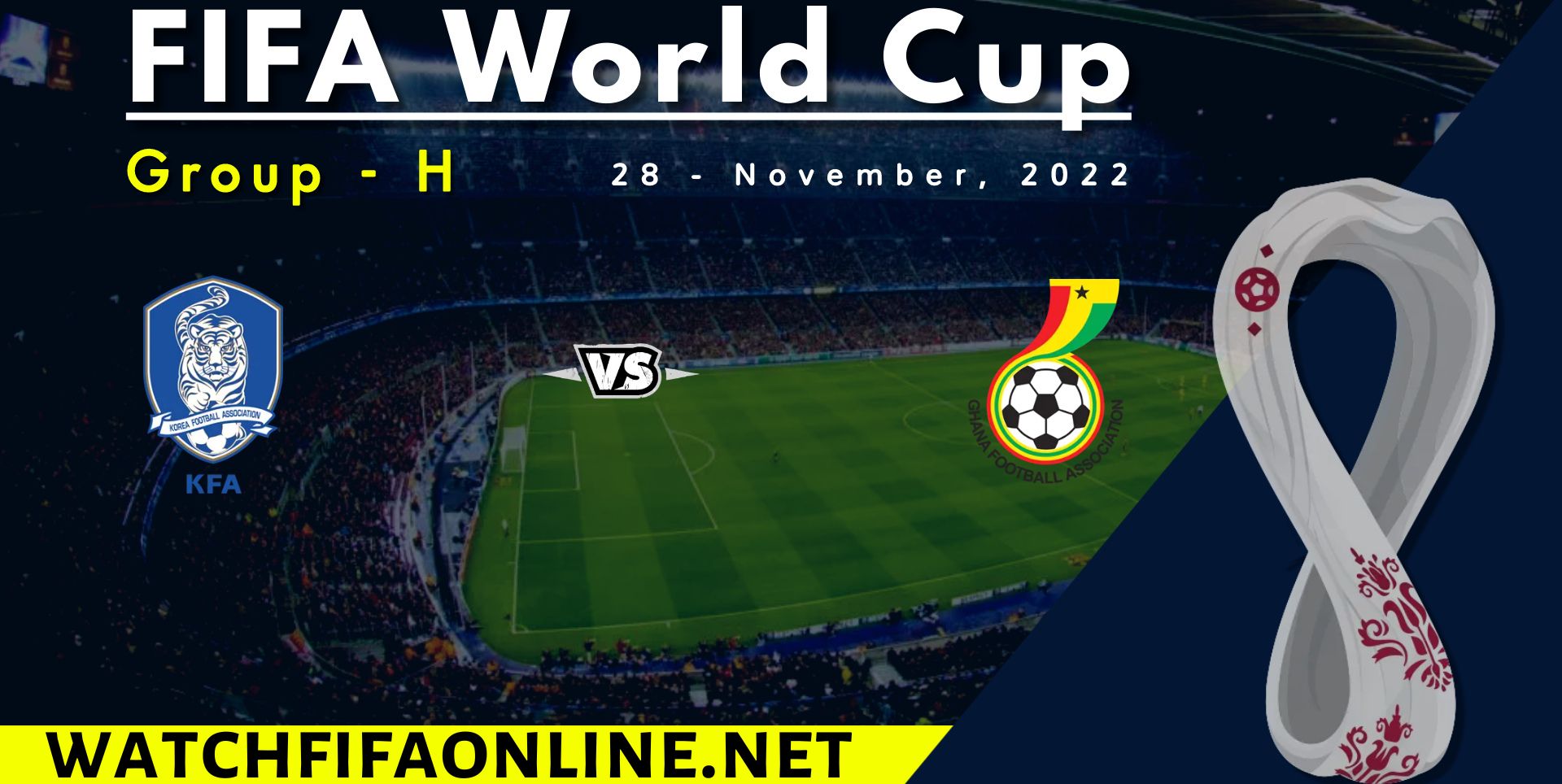 Korea Republic vs Ghana Live Stream 2022 | FIFA WC